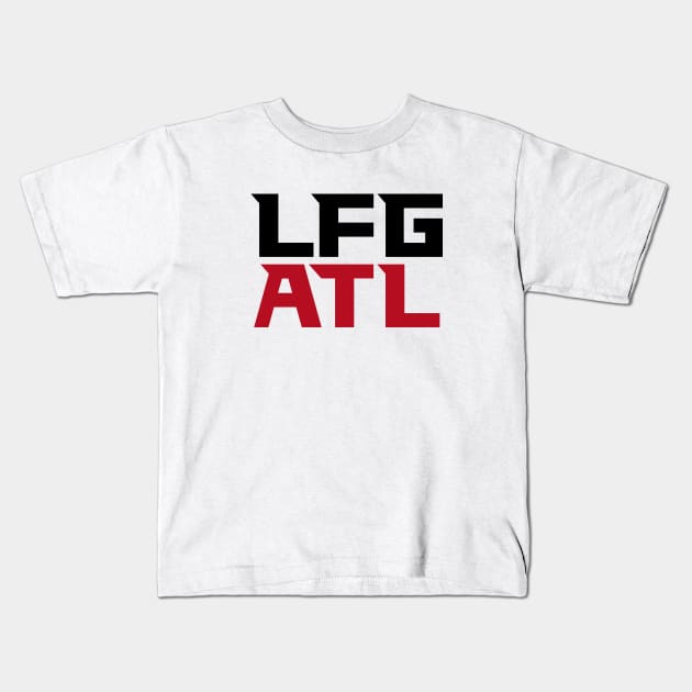 LFG ATL - White Kids T-Shirt by KFig21